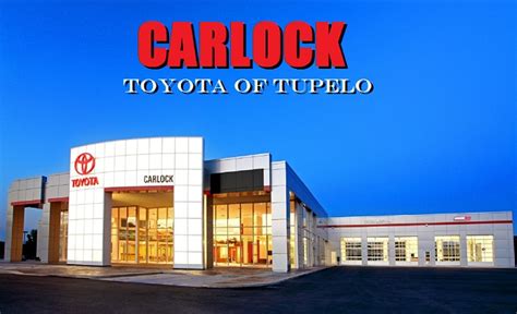 Carlock toyota of tupelo - With Carlock Toyota of Tupelo's online research page, you can be sure to find the information you need. Carlock Toyota of Tupelo; Sales 662-351-6753; Service 662-351-6753; Parts 662-821-2842; 882 Cross Creek Dr Saltillo, MS 38866; Service. Map. Contact. Carlock Toyota of Tupelo. Call 662-351-6753 Directions. Home New .